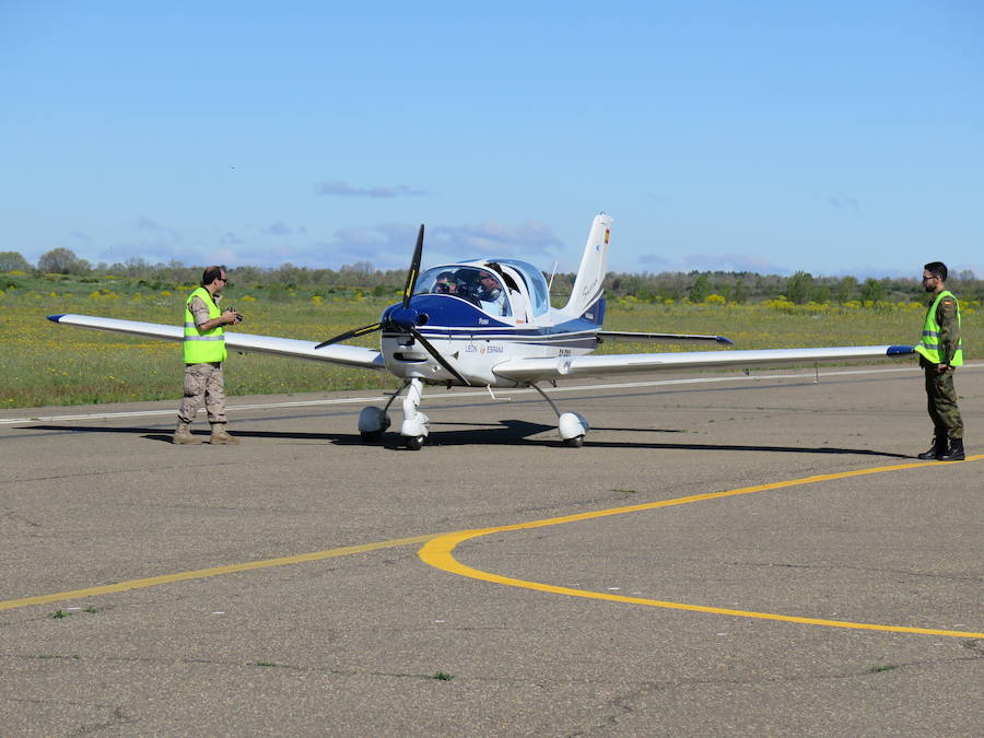 Un bautismo de vuelo muy especial