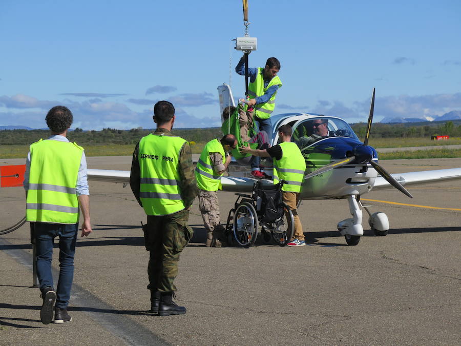 Un bautismo de vuelo muy especial