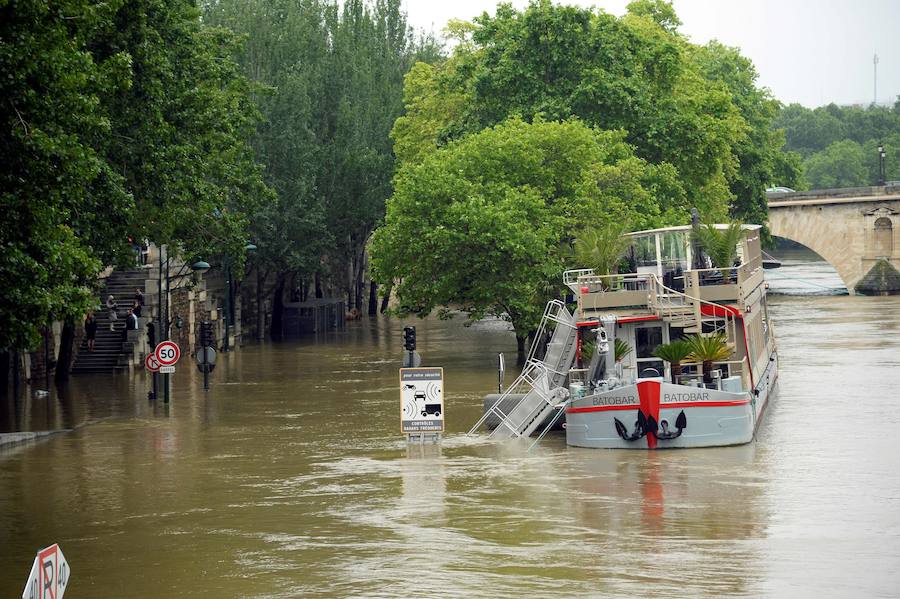 El temporal en Francia deja imágenes impactantes