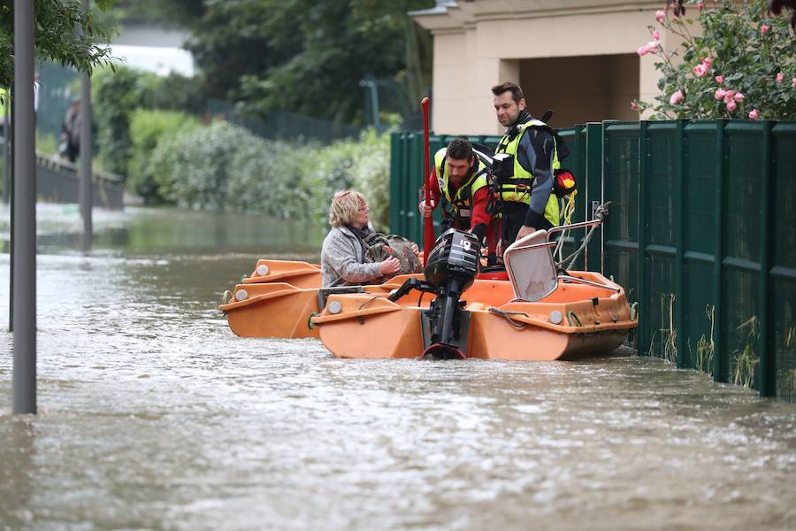 El temporal en Francia deja imágenes impactantes