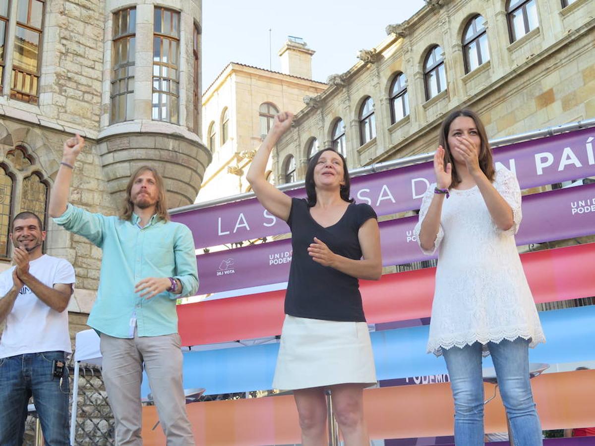 Unidos Podemos saca músculo en Botines