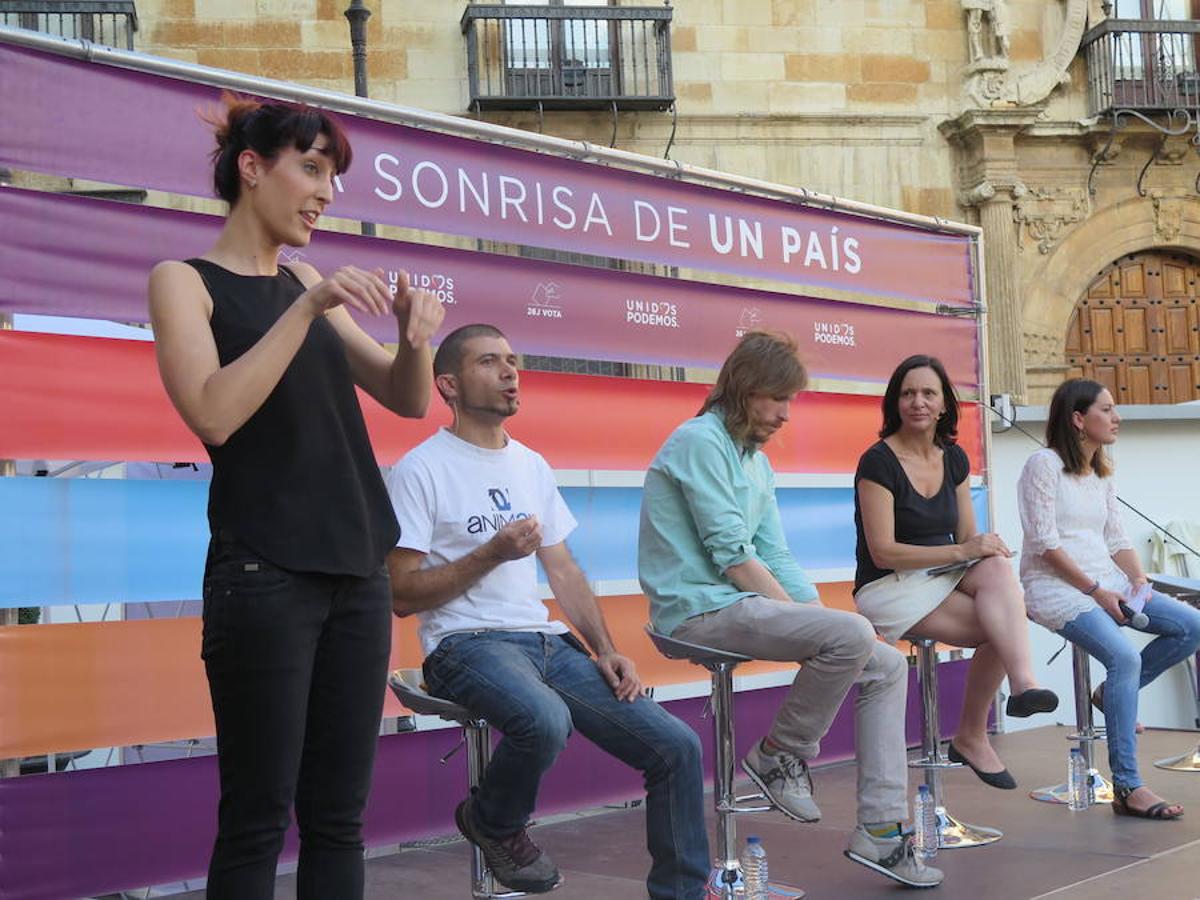 Unidos Podemos saca músculo en Botines