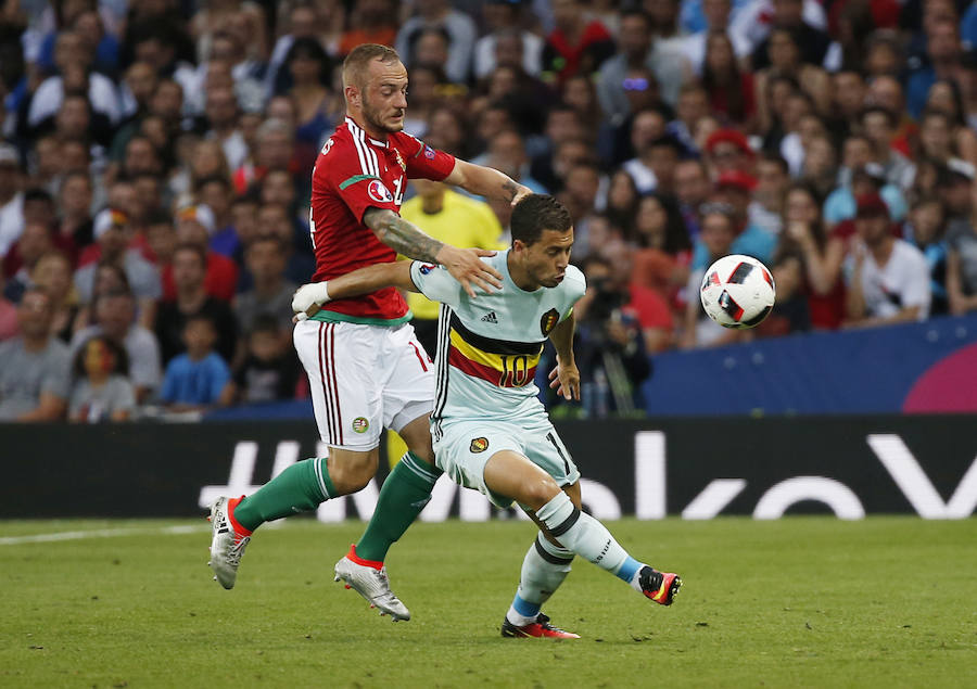 Las mejores imágenes del Hungría-Bélgica