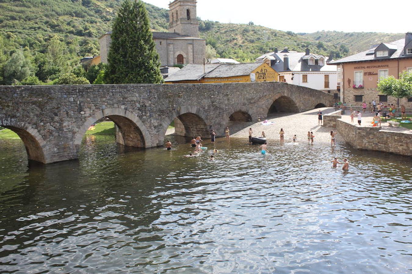 Molinaseca, la playa sin arena