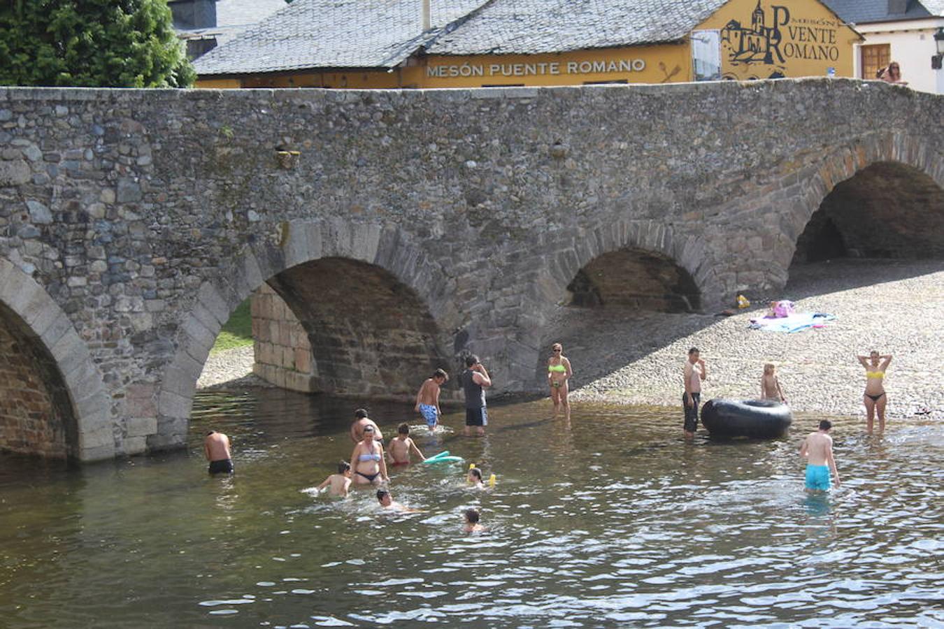 Molinaseca, la playa sin arena