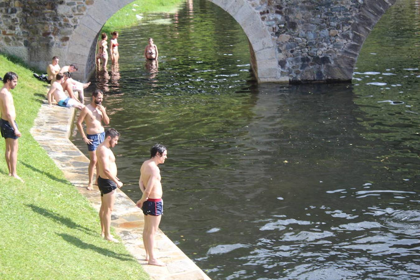 Molinaseca, la playa sin arena