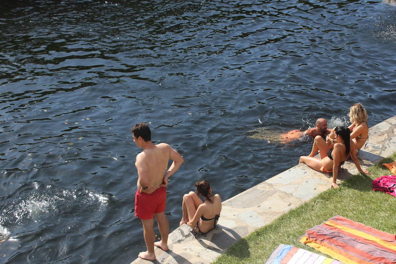 Molinaseca, la playa sin arena