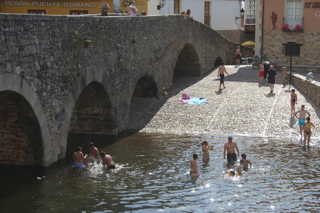 Molinaseca, la playa sin arena
