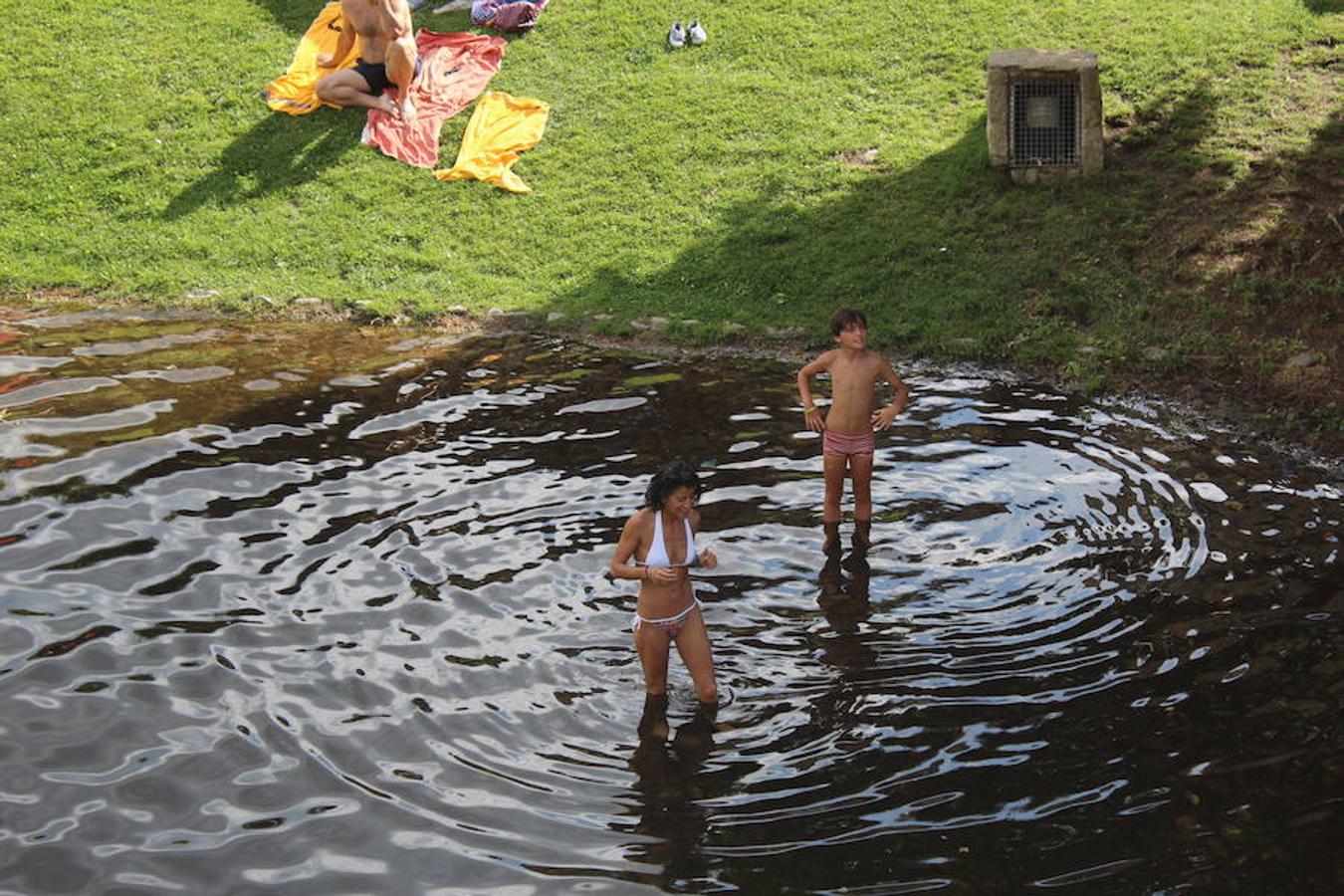 Molinaseca, la playa sin arena