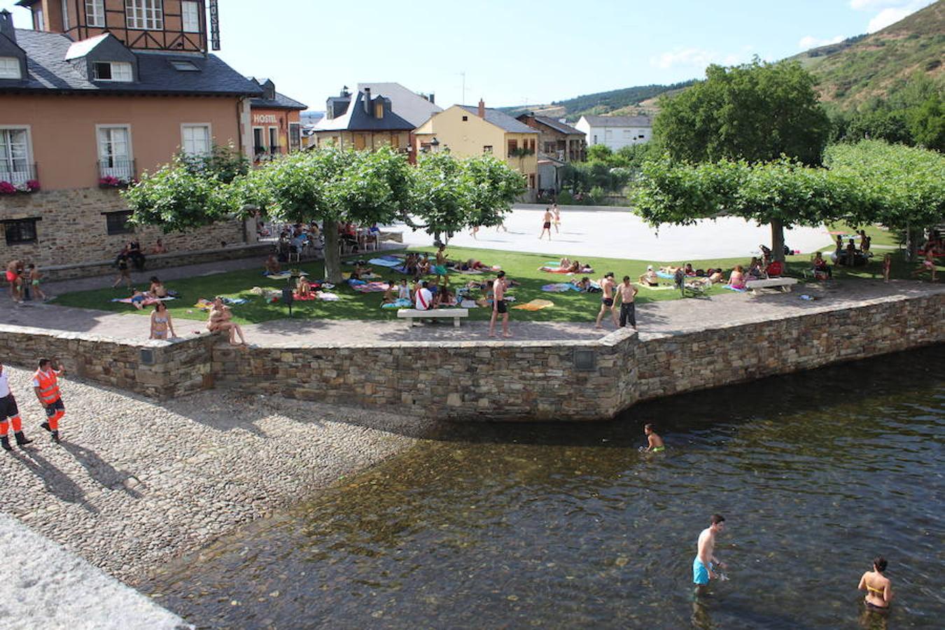 Molinaseca, la playa sin arena