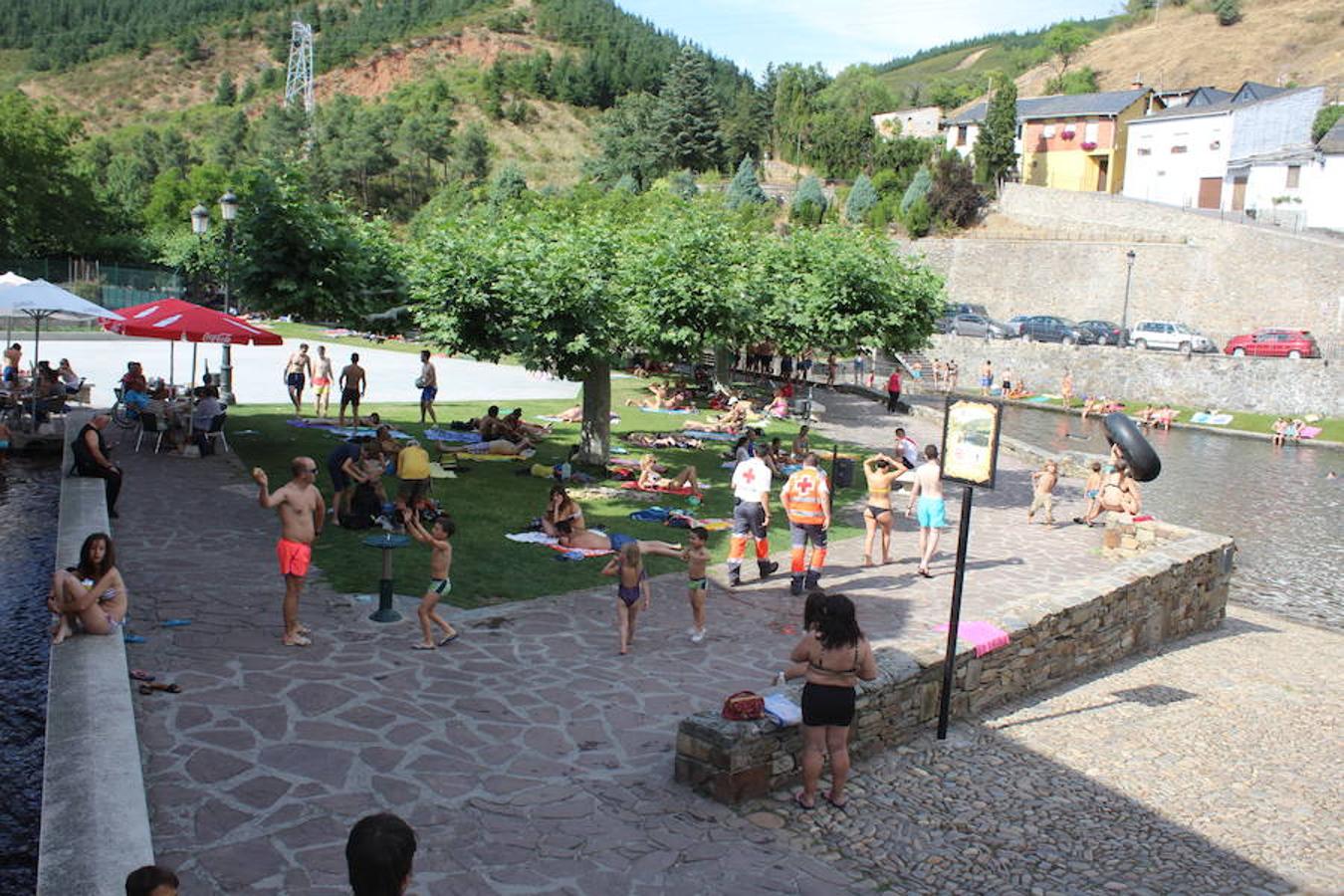 Molinaseca, la playa sin arena