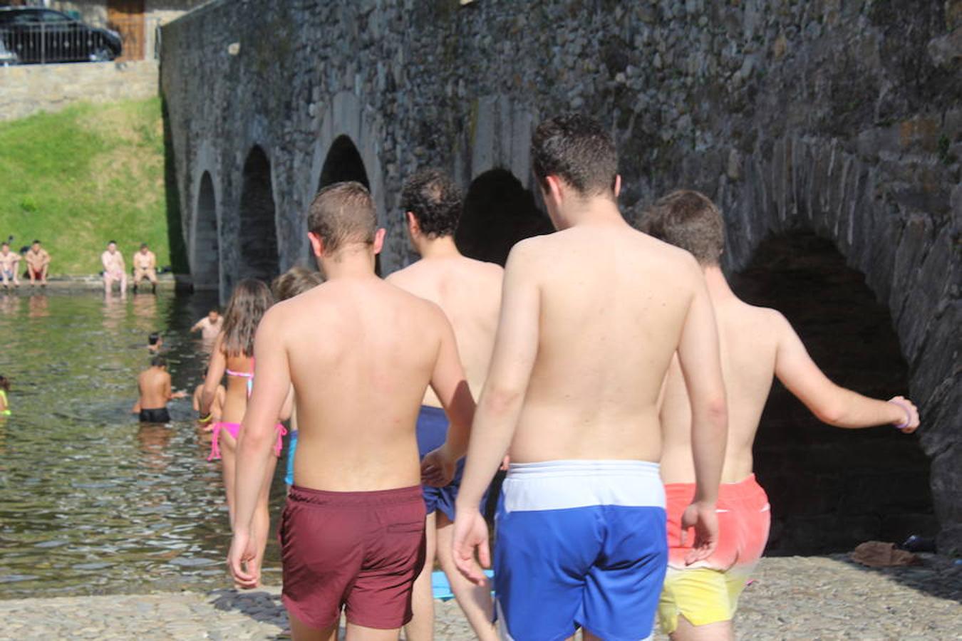 Molinaseca, la playa sin arena