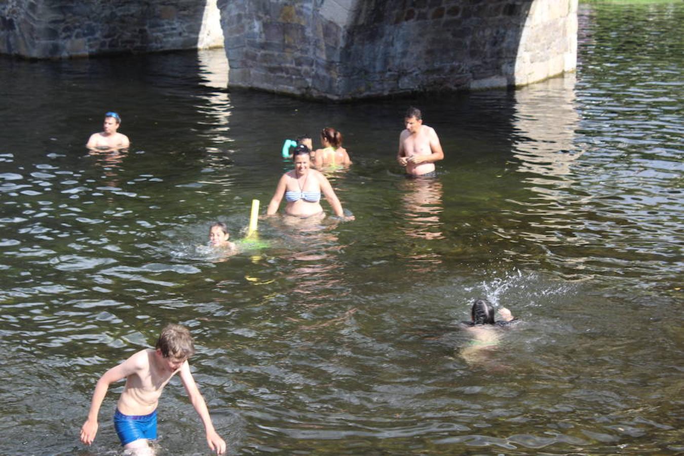Molinaseca, la playa sin arena