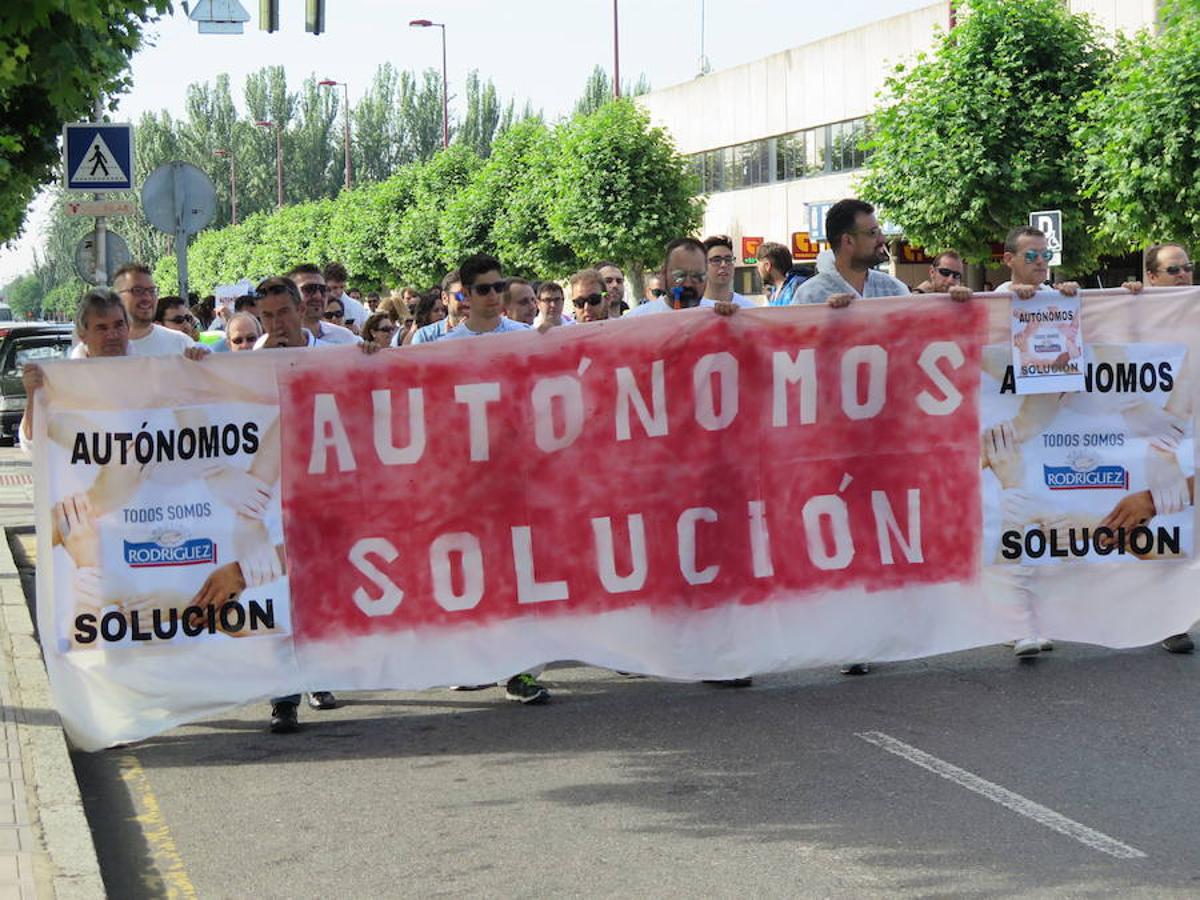 Los autónomos de Embutidos Rodríguez salen a la calle