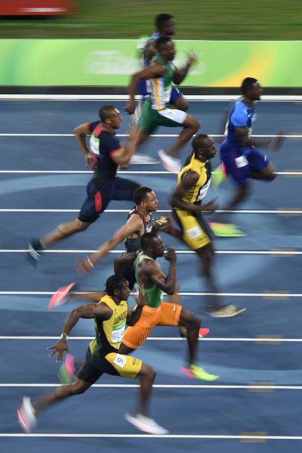 El irrepetible Usain Bolt gana su tercer oro en 100 metros