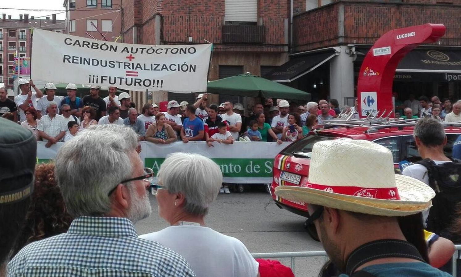 La Vuelta, con la minería