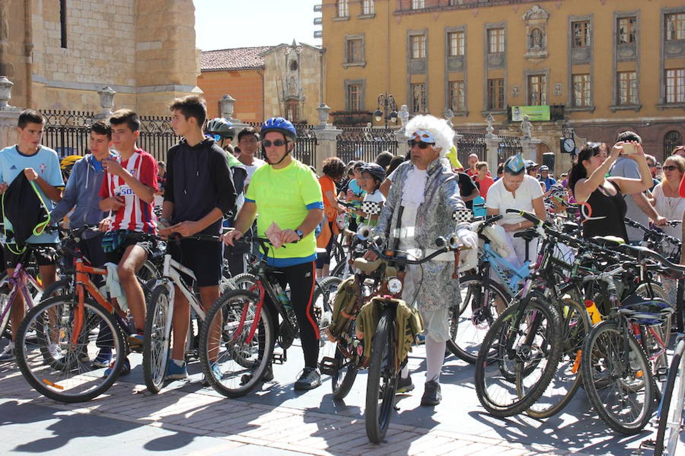 Las bicicletas toman León