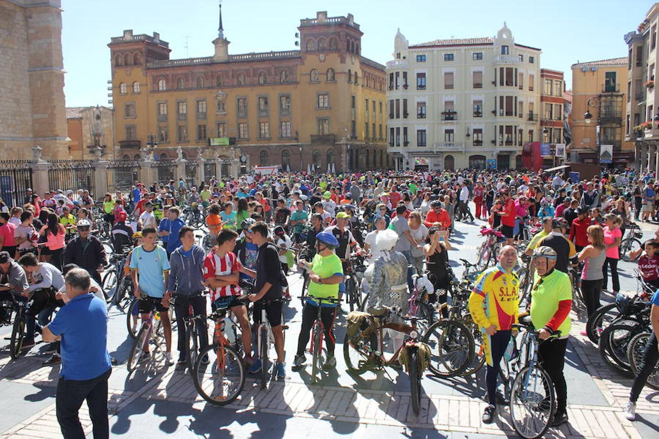 Las bicicletas toman León