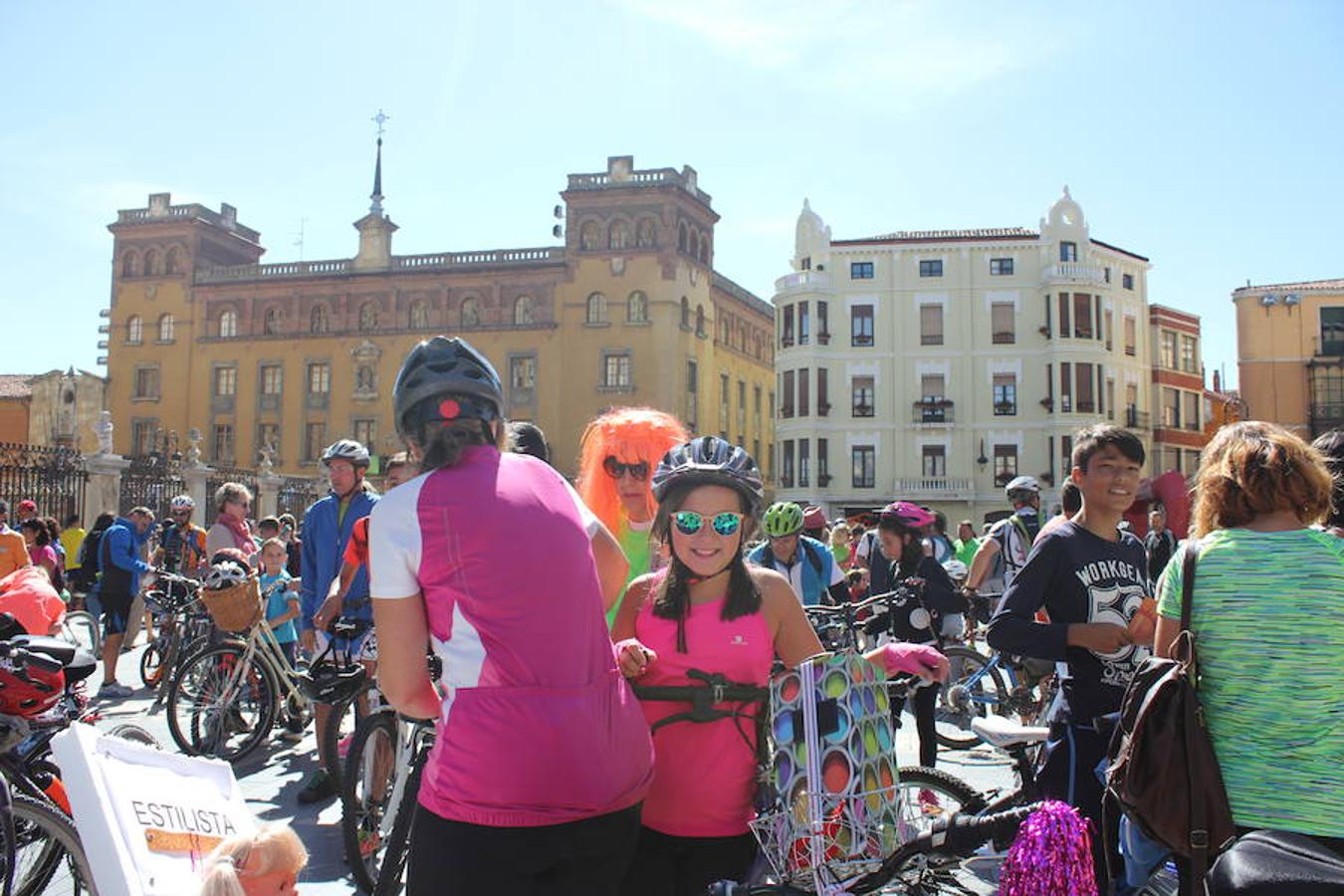 Las bicicletas toman León