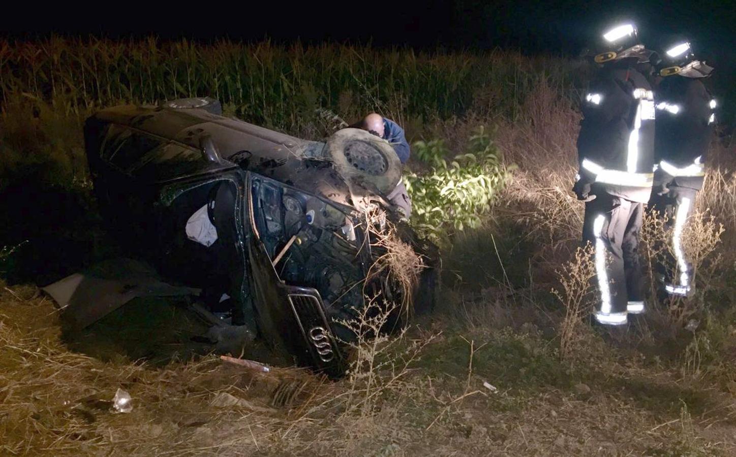 Accidente en Villalobar