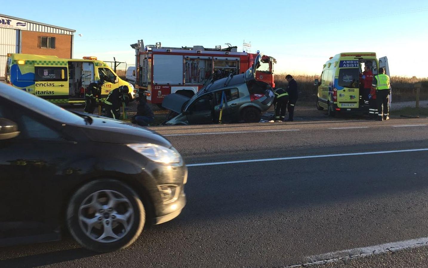 Accidente en Valverde