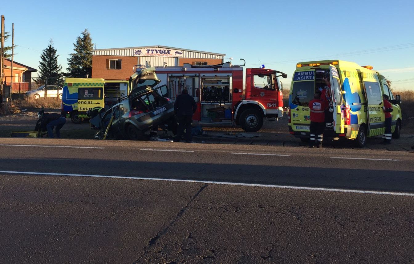 Accidente en Valverde