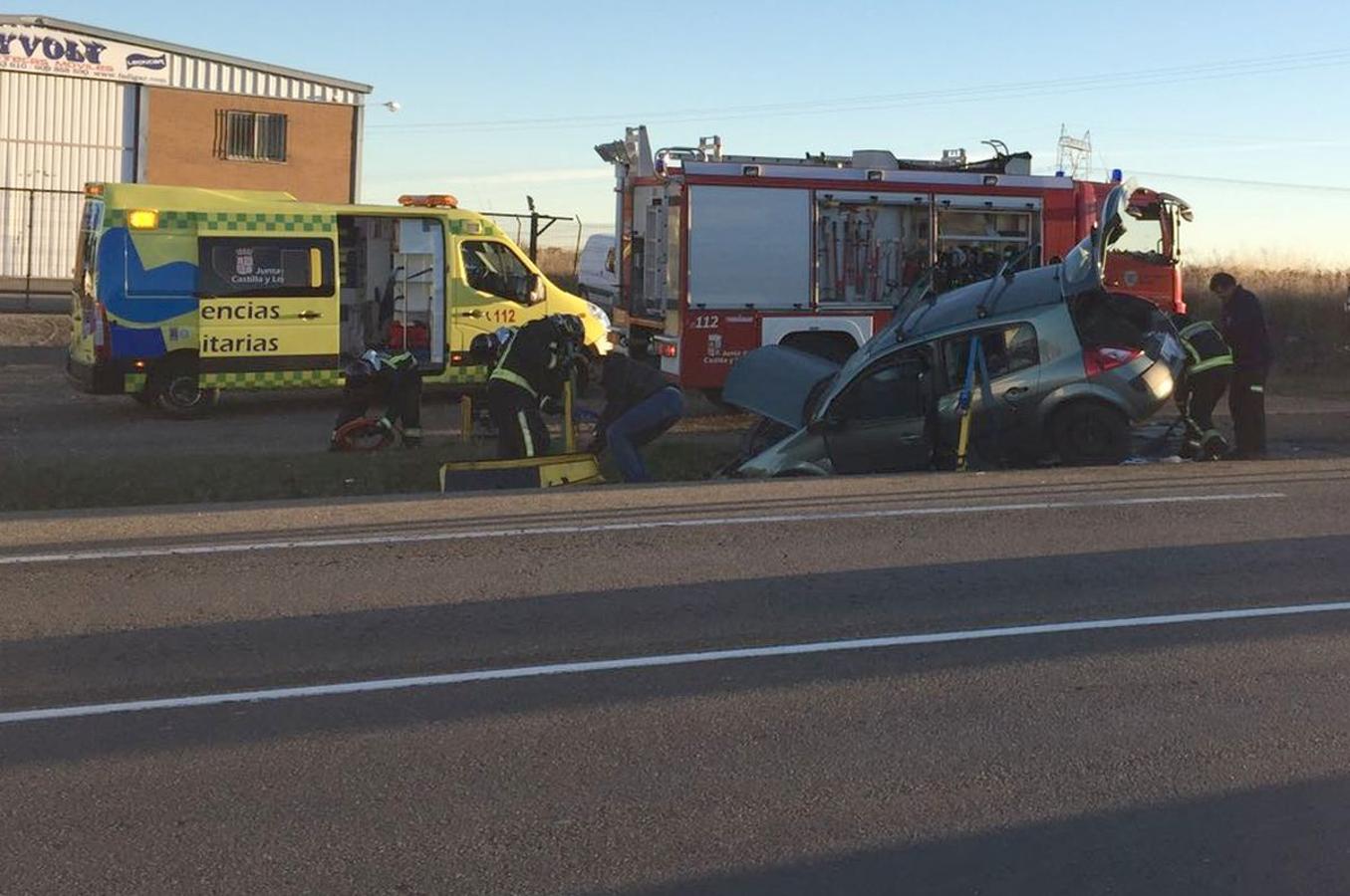 Accidente en Valverde