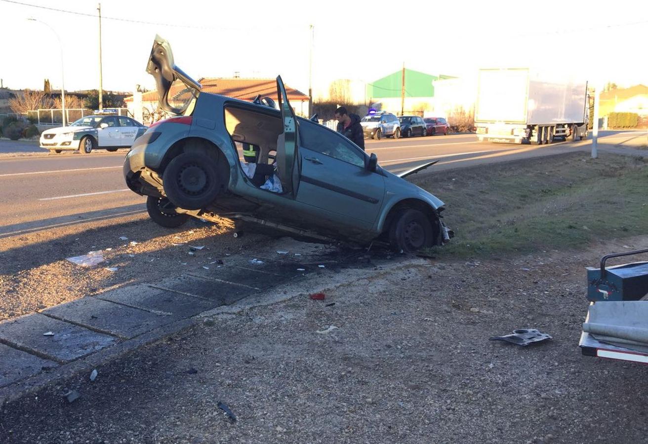 Accidente en Valverde