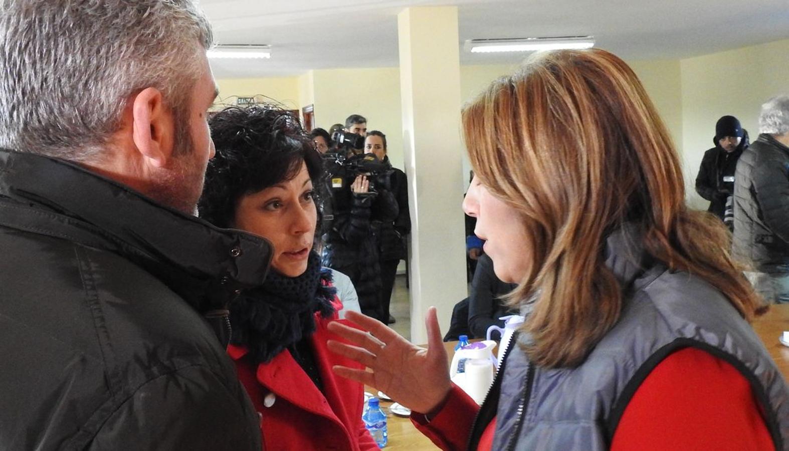 Susana Díaz con la minería