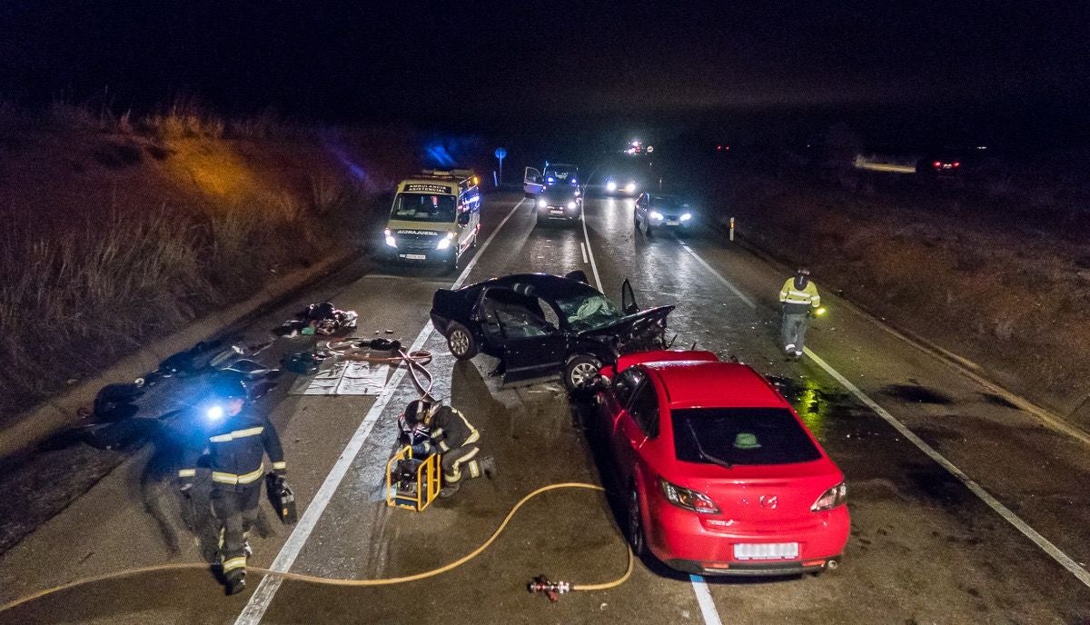 Seis heridos en un accidente