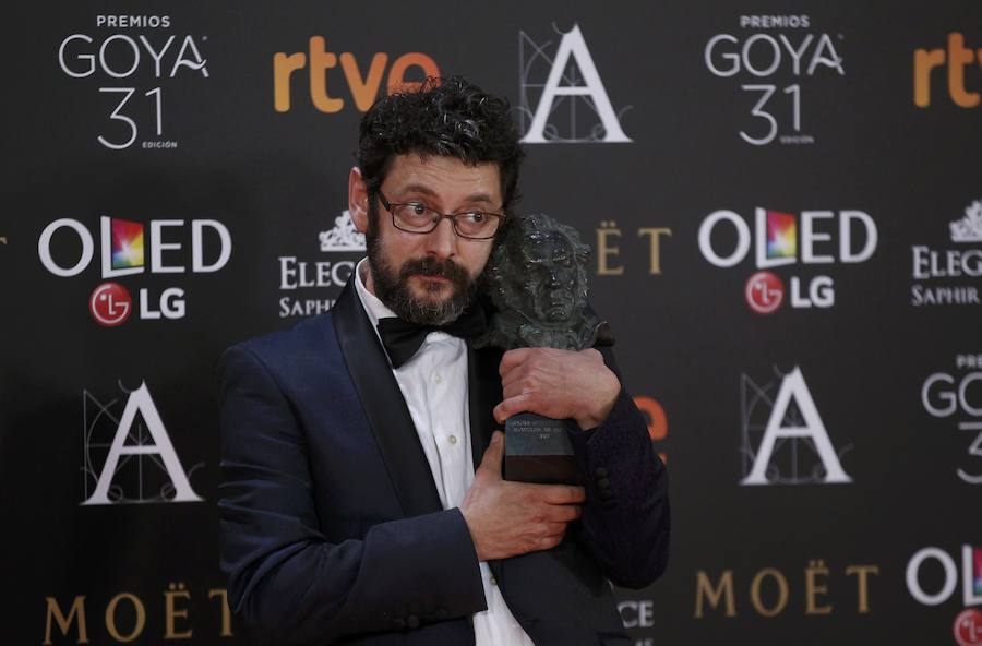 Manolo Solo, mejor actor de reparto por 'Tarde para la ira'.