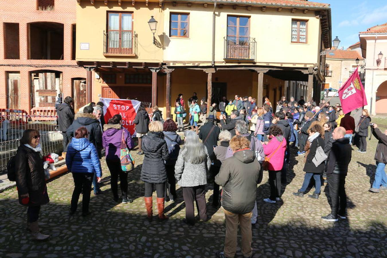 Protesta en la Plaza del Grano