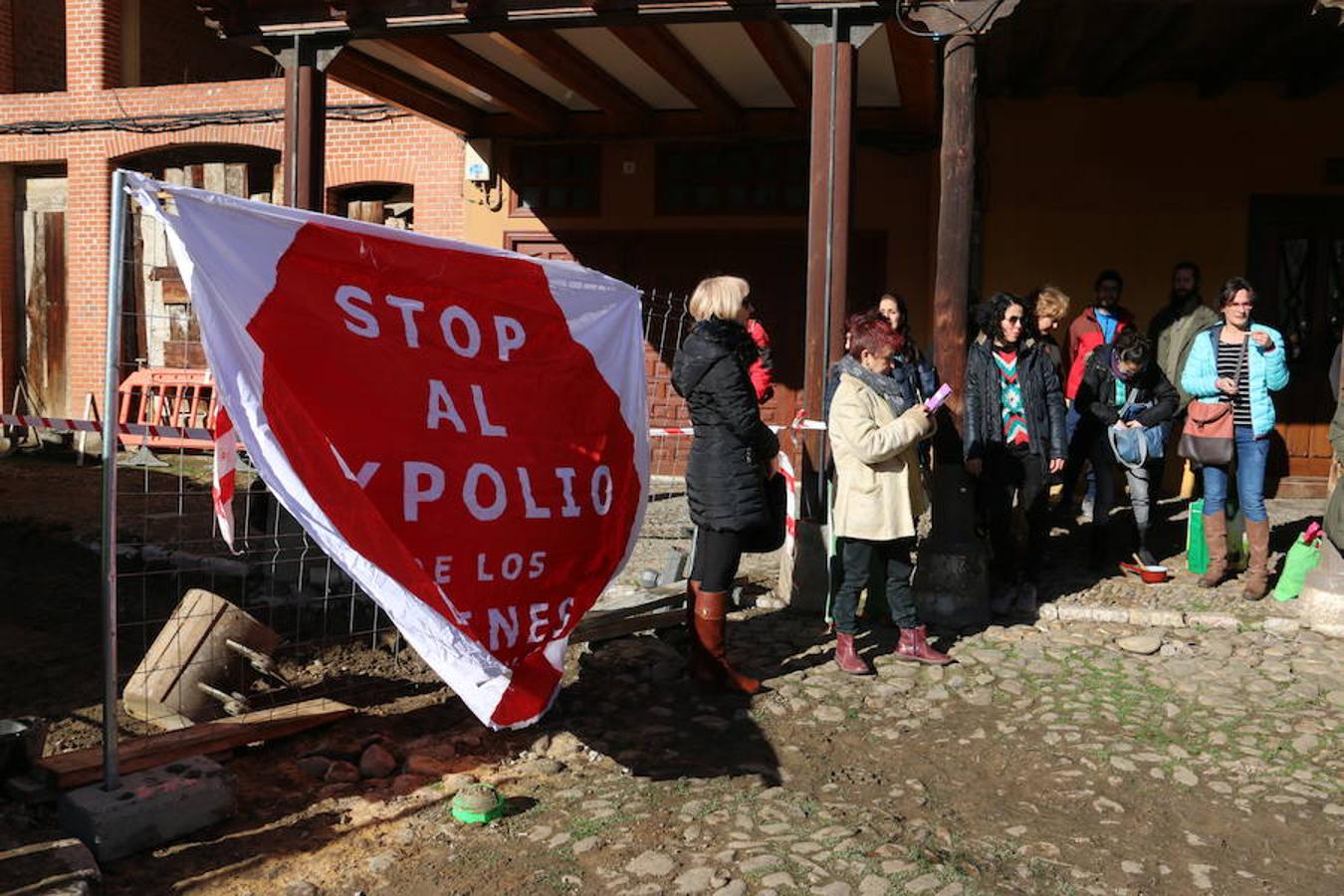 Protesta en la Plaza del Grano