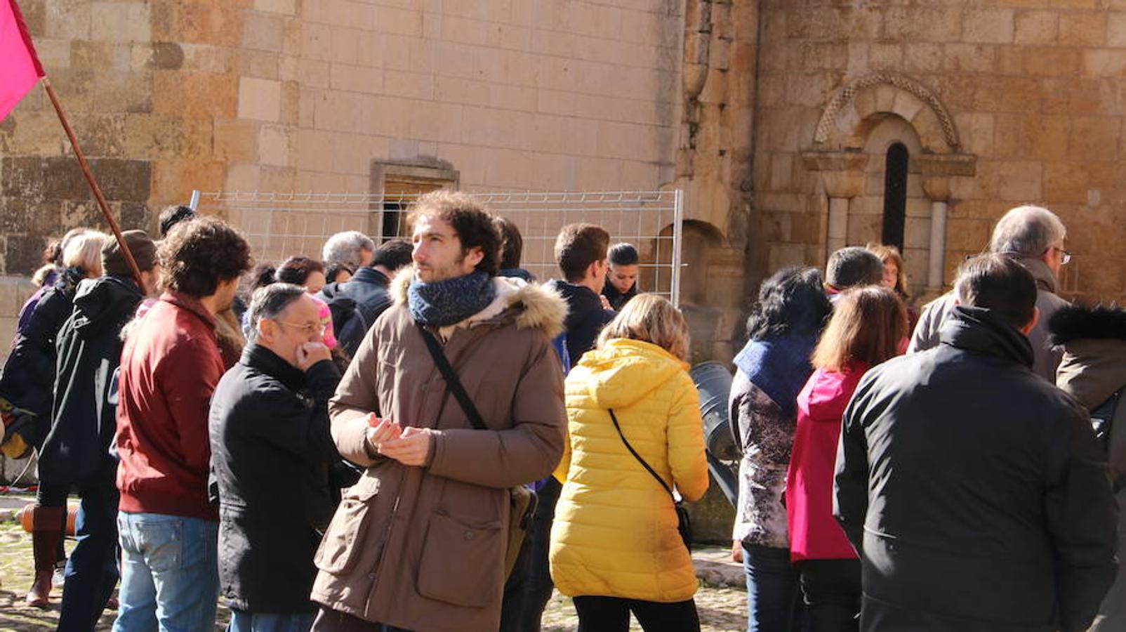 Protesta en la Plaza del Grano