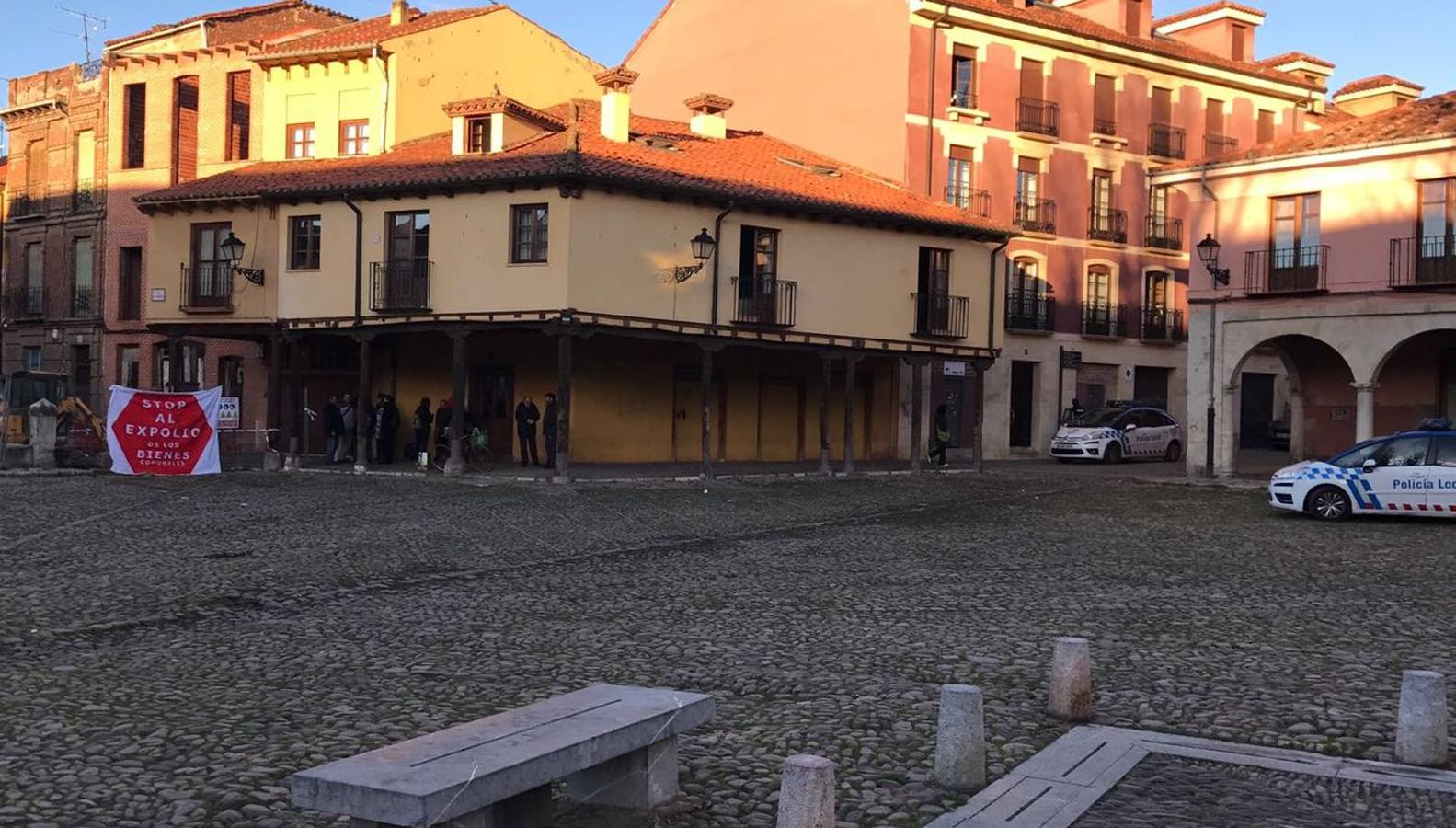 VIgilancia en la Plaza del Grano