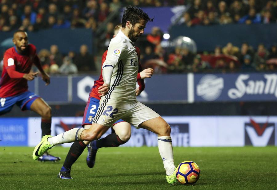 El partido entre Osasuna y Real Madrid, en imágenes