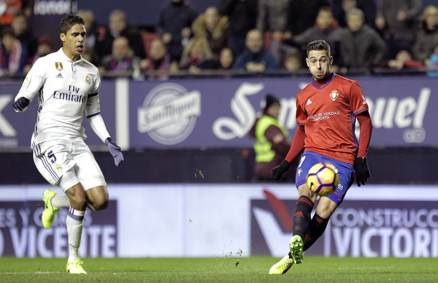 El partido entre Osasuna y Real Madrid, en imágenes