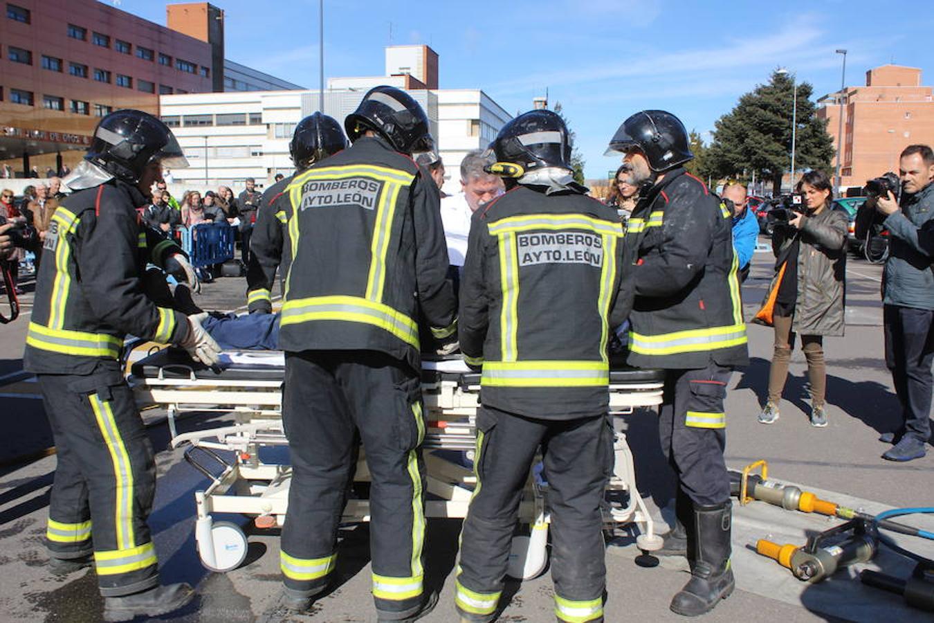 Simulacro en San Juan de Dios