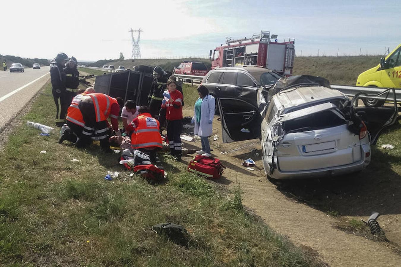 Accidente en la León-Benavente