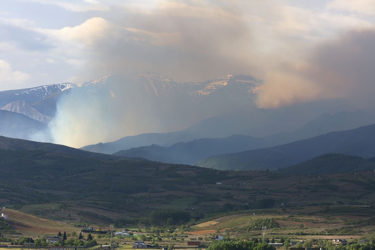 Incendio en el Bierzo