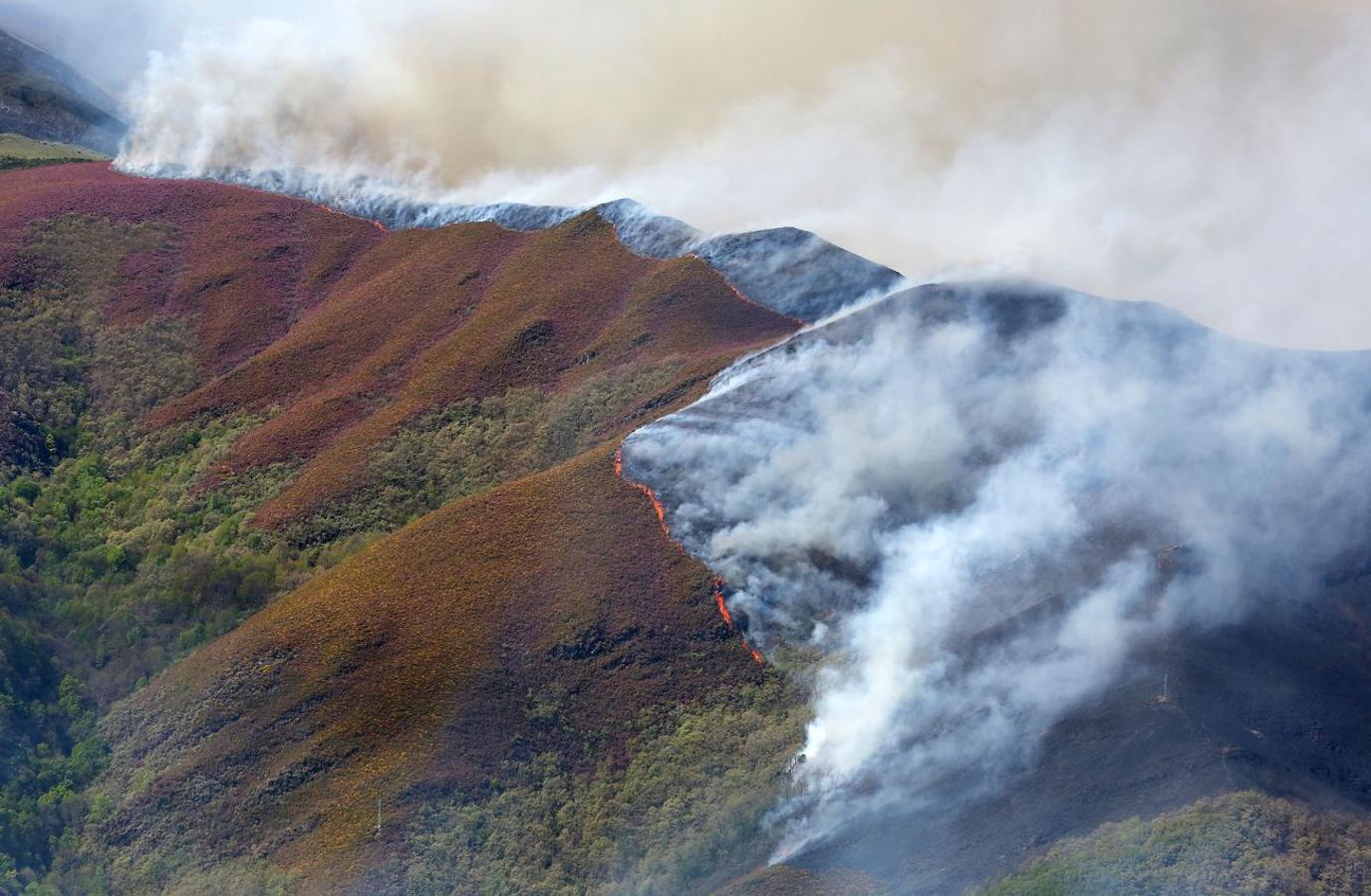 Un incendio sin final