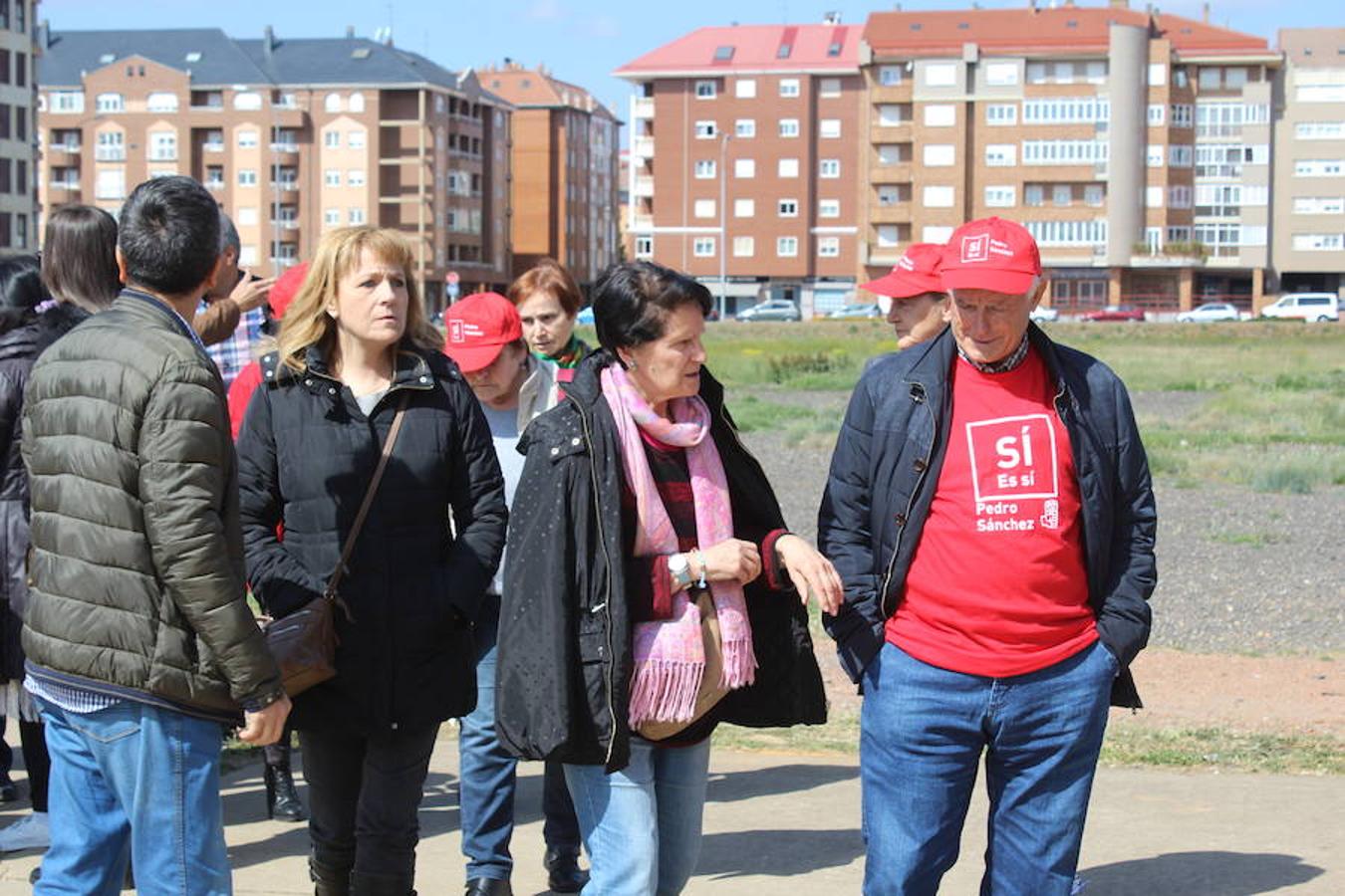 Pedro Sánchez en León