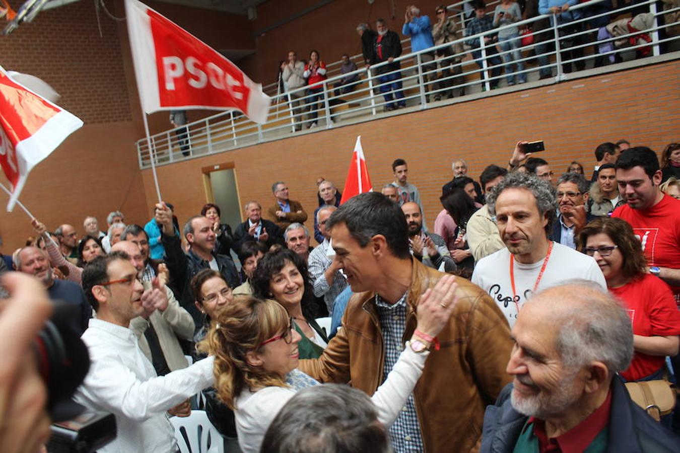 Pedro Sánchez en León