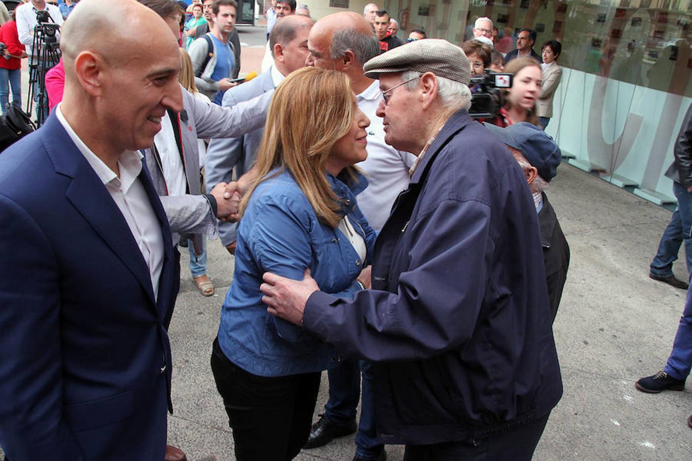 Susana Díaz, en León