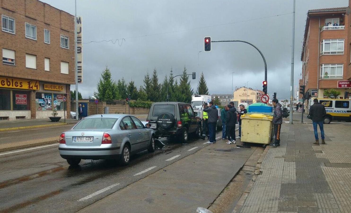 Accidente en La Virgen del Camino