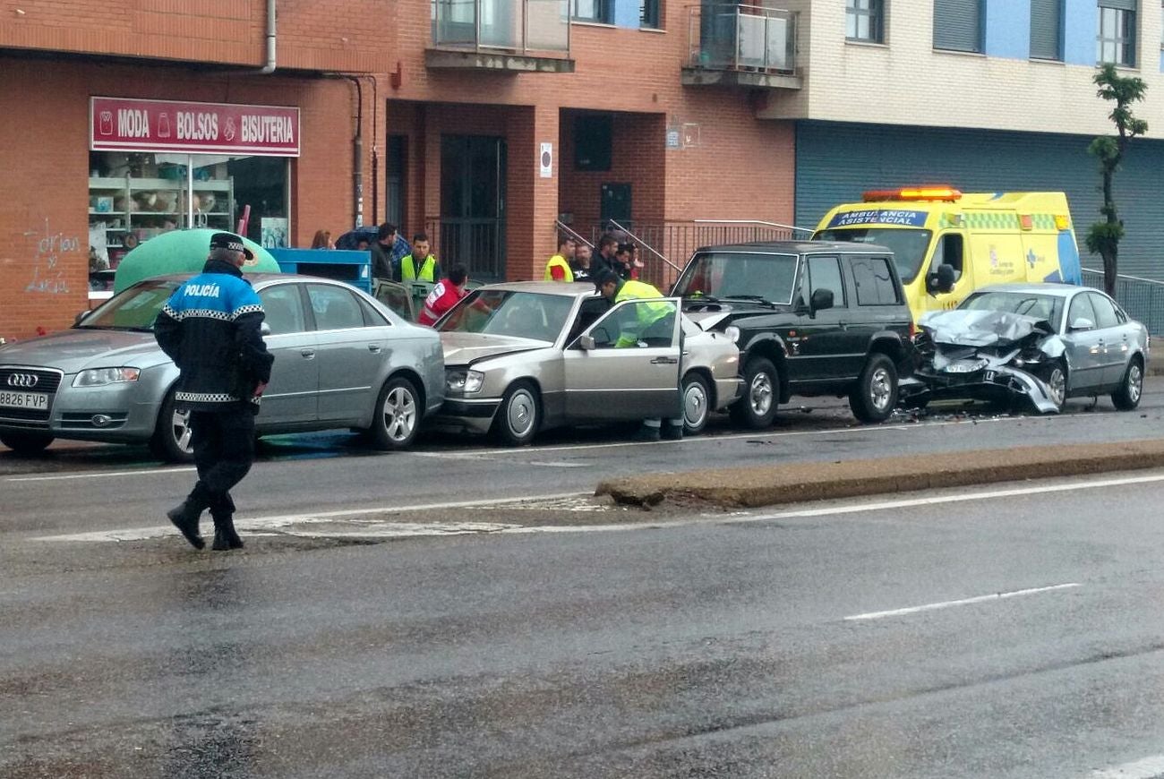 Accidente en La Virgen del Camino