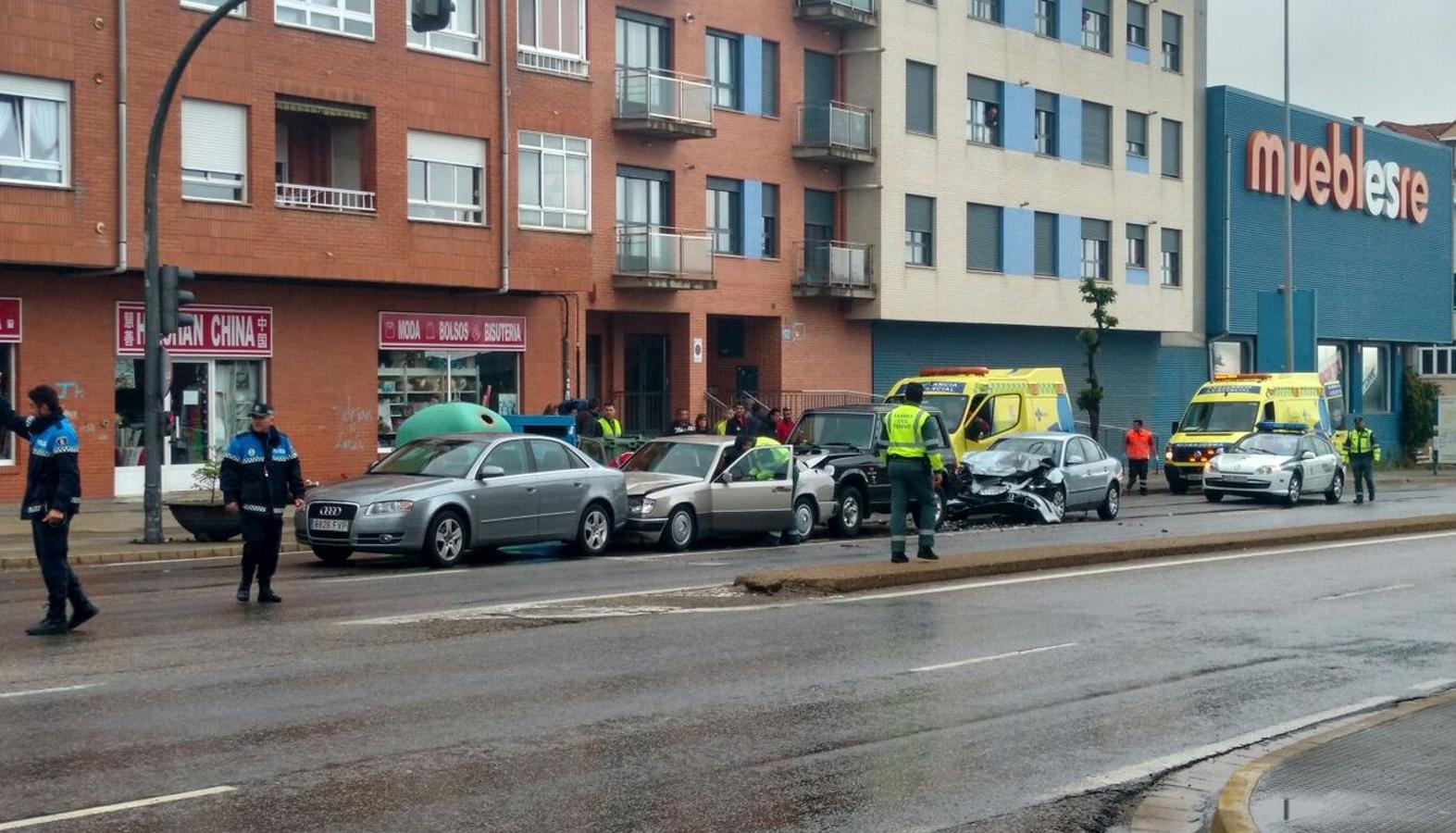 Accidente en La Virgen del Camino