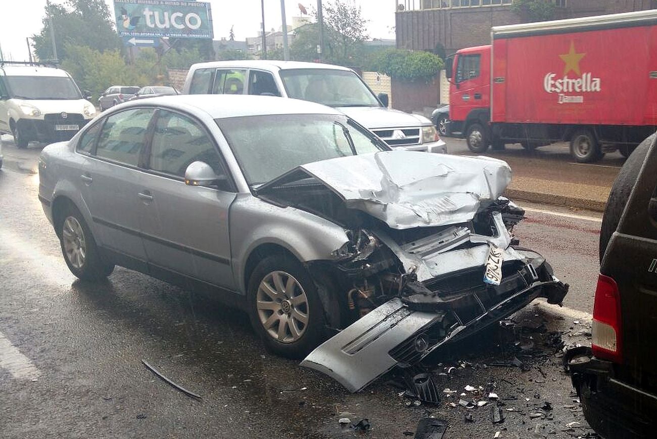 Accidente en La Virgen del Camino