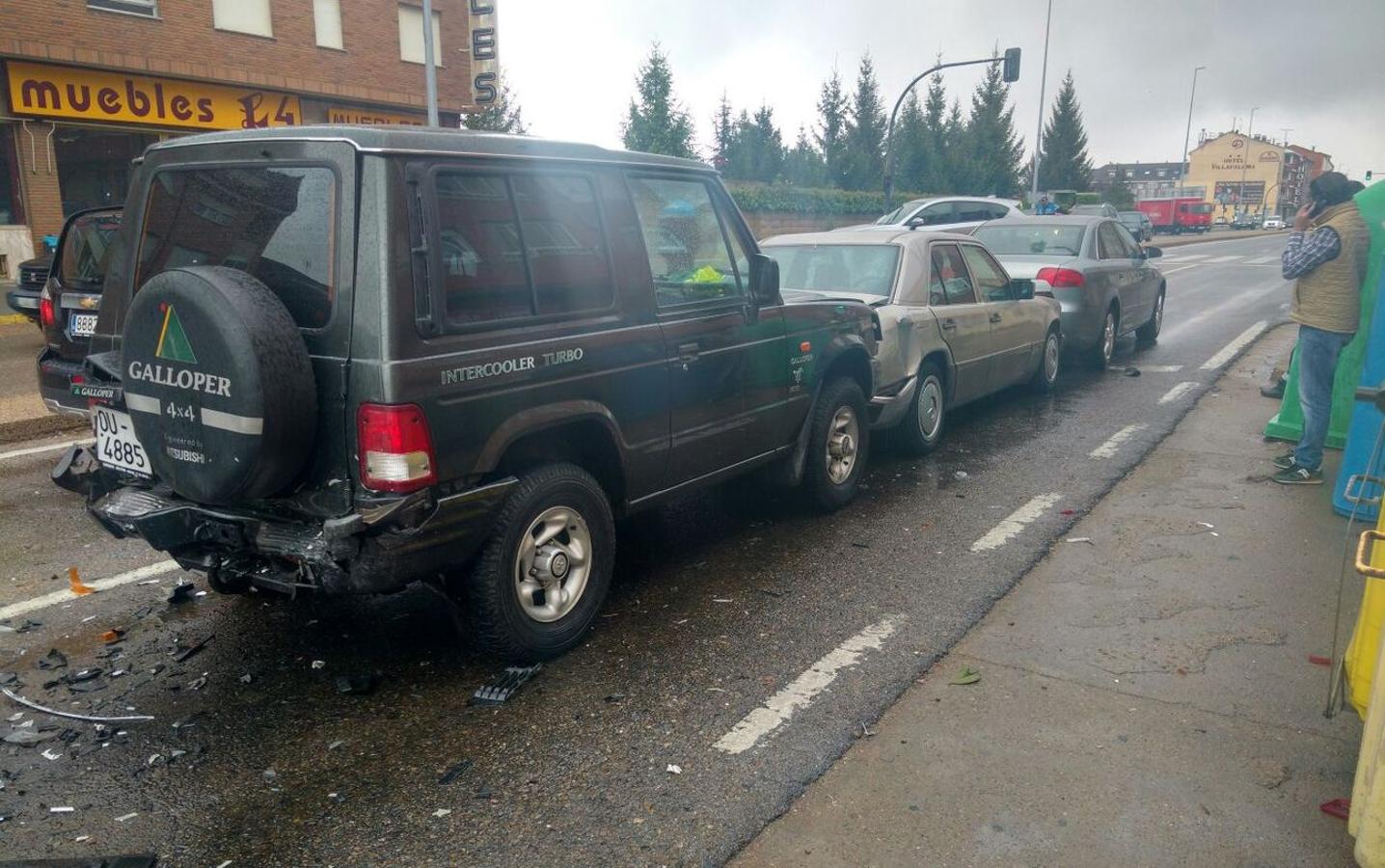 Accidente en La Virgen del Camino