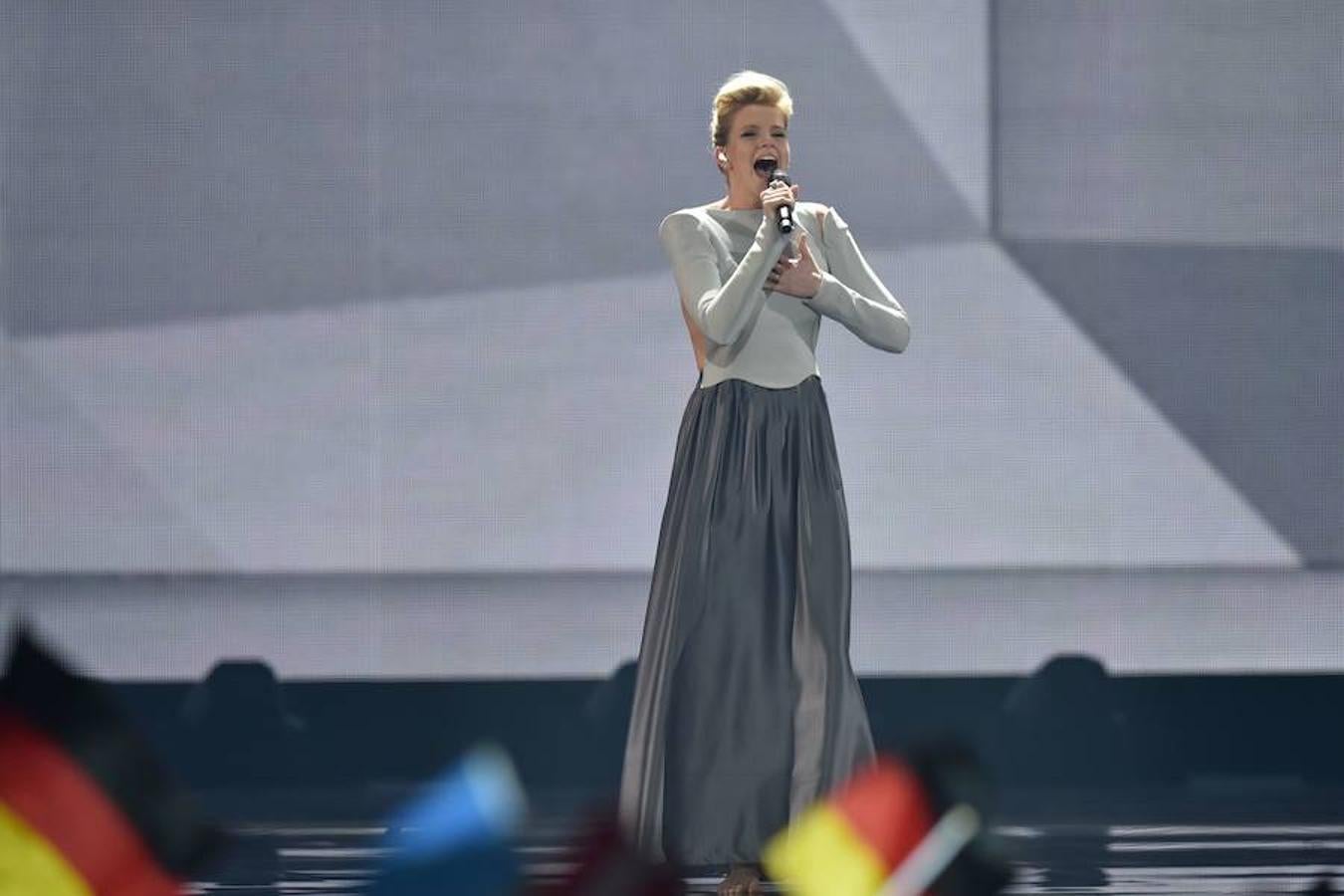 Los vestidos más sexys de la gala de Eurovisión. Isabella, representante de Alemanía